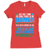 just wen i think you coundn't posible be any dumber you go and do somt Ladies Fitted T-Shirt