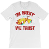 in rust we trust  rat beetle hot rod T-Shirt