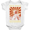 rock beat scissors Baby Onesie
