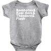 afrika bambaataa Baby Onesie