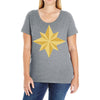 captain marvel 2 Ladies Curvy T-Shirt