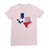 texan boxer lover Ladies Fitted T-Shirt