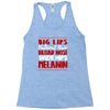 big lips natural hair Racerback Tank