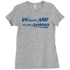 without me, its just aweso Ladies Fitted T-Shirt
