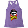little grey chips Racerback Tank