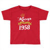 kings are born in 1958 Toddler T-shirt