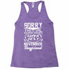 This Girl Is Taken By A Super Sexy November Boyfriend Racerback Tank