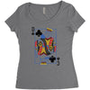 catdog playing card Women's Triblend Scoop T-shirt