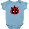 dead funny Baby Bodysuit