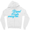 normal people wassy me Zipper Hoodie