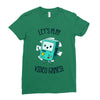 let's play video games Ladies Fitted T-Shirt