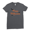 happy halloween Ladies Fitted T-Shirt