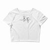 toy fiction pulp story funny Crop Top