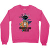 who loves cavalier king charles Crewneck Sweatshirt