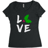 love christmas trending Women's Triblend Scoop T-shirt