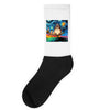 Totoro Van Gogh Parody Socks