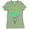 aurora borealis Ladies Fitted T-Shirt