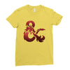 dungeons dragons Ladies Fitted T-Shirt