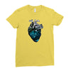 nature heart Ladies Fitted T-Shirt