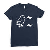 chicken say ciit cit Ladies Fitted T-Shirt