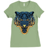 tiger fire Ladies Fitted T-Shirt