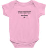 fear it delf and spiders Baby Onesie