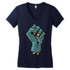 zombie punch Women's V-Neck T-Shirt