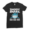 Daddy Shark Doo Doo Doo Ladies Fitted T-Shirt