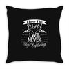 i love the world i will never stop exploring Throw Pillow