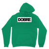 Dobre Black/White Unisex Hoodie