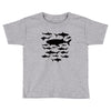shark chart light blue t shirt Toddler T-shirt