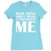 best thing about being a narcissist Ladies Fitted T-Shirt