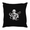pirate octopus Throw Pillow
