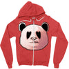 panda in love Zipper Hoodie