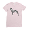 zebra pattern Ladies Fitted T-Shirt