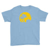 beach silhouette birds sand sunset Youth Tee