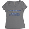 i went outside once (3) Women's Triblend Scoop T-shirt