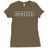 ladies genius chemistry Ladies Fitted T-Shirt