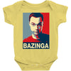 bazinga poster, ideal birthday gift or present Baby Bodysuit