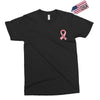 breast cancer ribbon survivor pocket Exclusive T-shirt