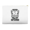 Never Underestimate Dog Rescuer Who Was Born September Accessory Pouches
