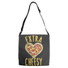 extra cheesy Adjustable Strap Totes