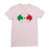 bat man mexican flag mexico logo Ladies Fitted T-Shirt