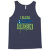 i bleed blue and green Tank Top
