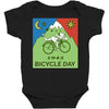 Bicycle Day t-shirt   1943 vintage (albert hofmann lsd) Baby Bodysuit