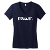 rawr Women's V-Neck T-Shirt