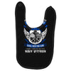 navy veteran 2 Baby Bibs