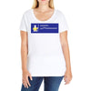 dayman ahhhhh Ladies Curvy T-Shirt