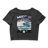 made in america 2 Crop Top