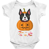 haloween french bulldog Baby Bodysuit